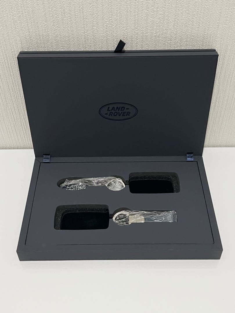 Unused Land Rover Genuine Key Chain Set with Box, 2 Pieces
