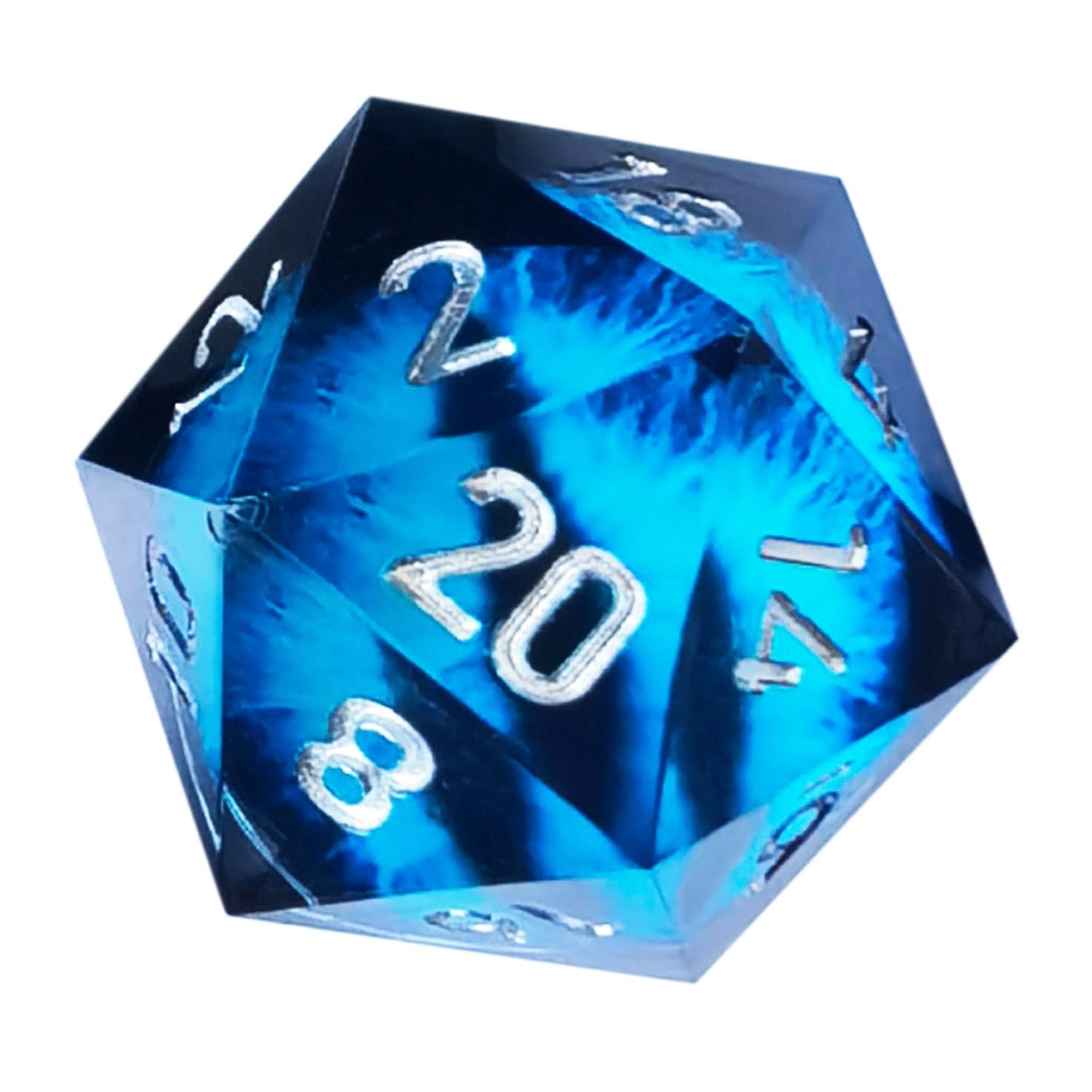 BESCON Dragon’s Eye Polyhedral Dice Set 7pcs RPG Handmade Sharp Edged BESCON Dragon’s Eye Polyhedral Dice Set 7pcs RPG Handmade Sharp Edged
