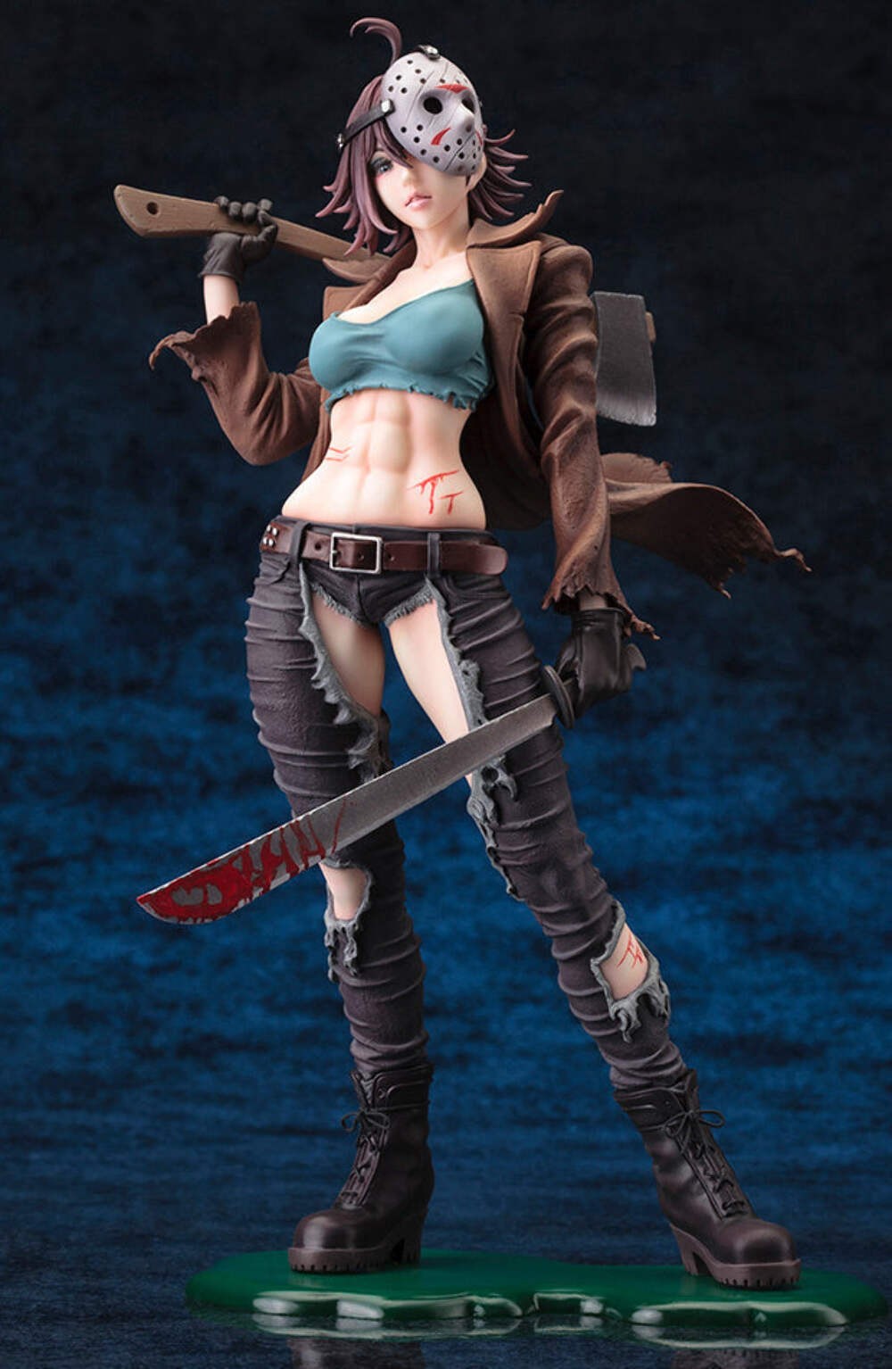 Kotobukiya Bishoujo Horror Freddy vs. Jason Jason Voorhees Statue Figure SV384 Kotobukiya Bishoujo Horror Freddy vs. Jason Jason Voorhees Statue Figure SV384