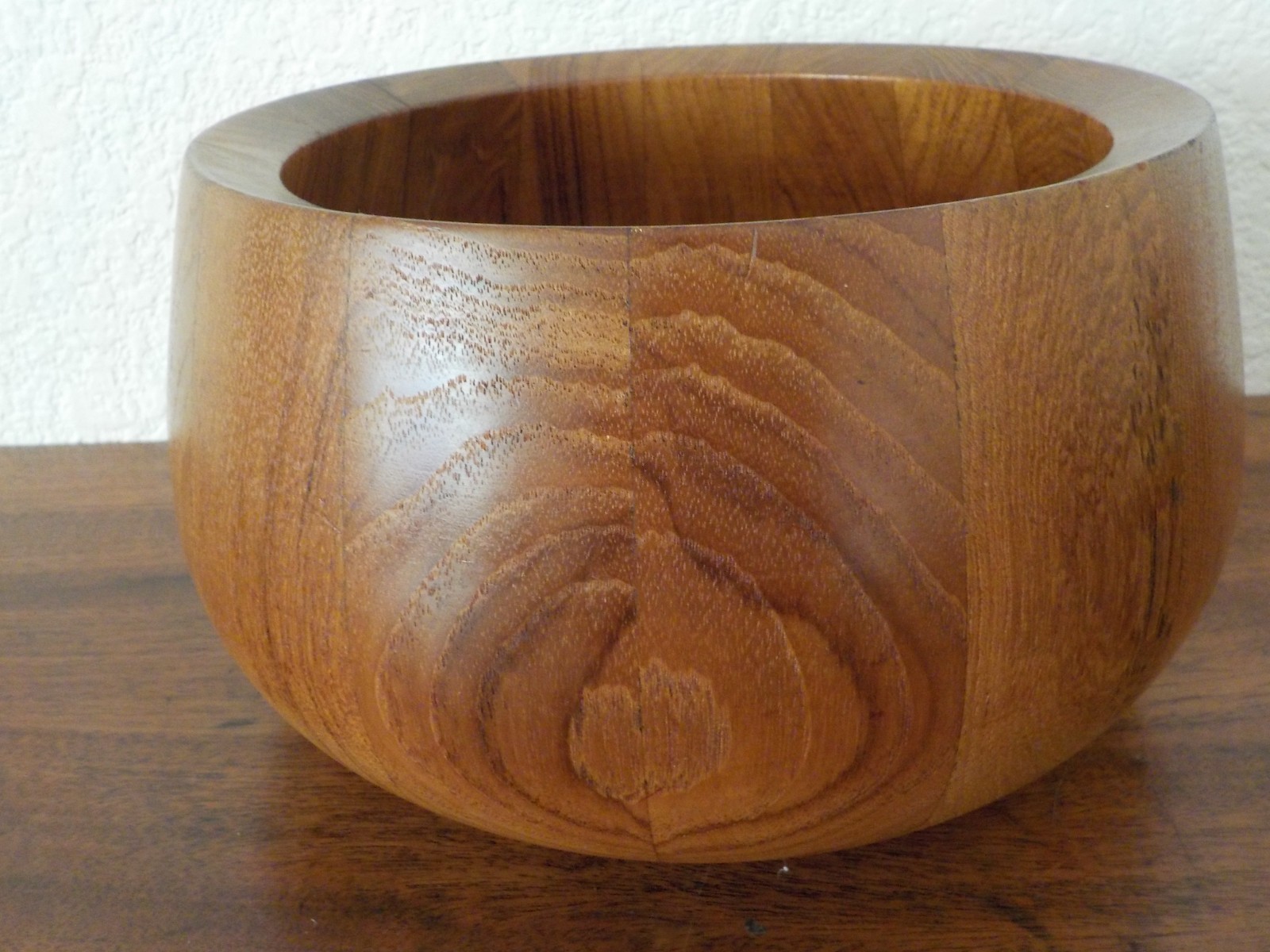 Lovely Vintage MCM DANSK DENMARK IHQ Staved Teak Serving / Salad Bowl, 7.5 Lovely Vintage MCM DANSK DENMARK IHQ Staved Teak Serving / Salad Bowl, 7.5