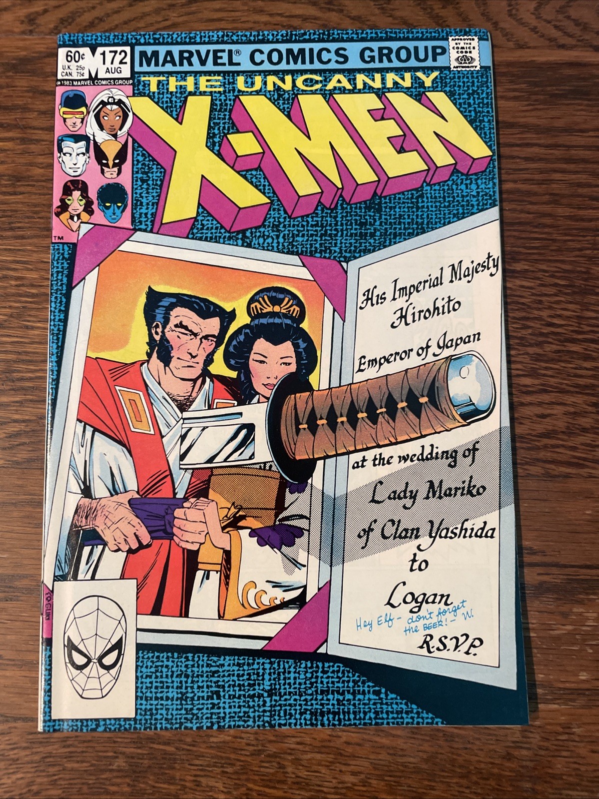The Uncanny X-Men #172 (Marvel Comics August 1983) NM/M - Wolverine The Uncanny X-Men #172 (Marvel Comics August 1983) NM/M - Wolverine