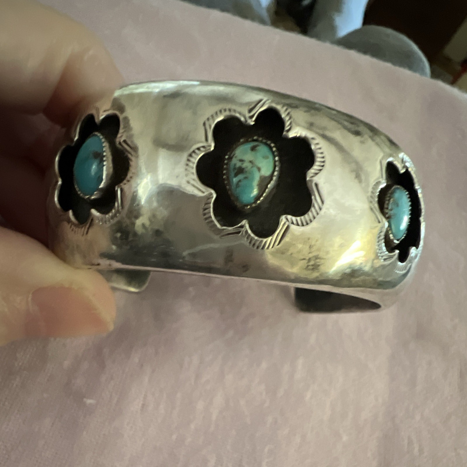Vintage Navajo Turquoise Cuff Vintage Navajo Turquoise Cuff