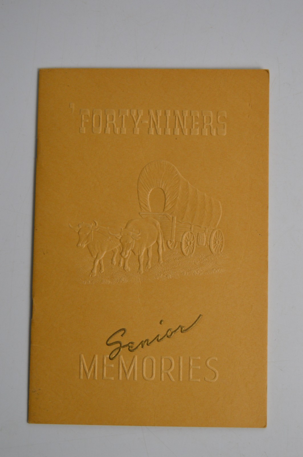 Vintage \'Forty-Niners Senior Memories Yearbook Blank Unused Fill-In High School Vintage \'Forty-Niners Senior Memories Yearbook Blank Unused Fill-In High School