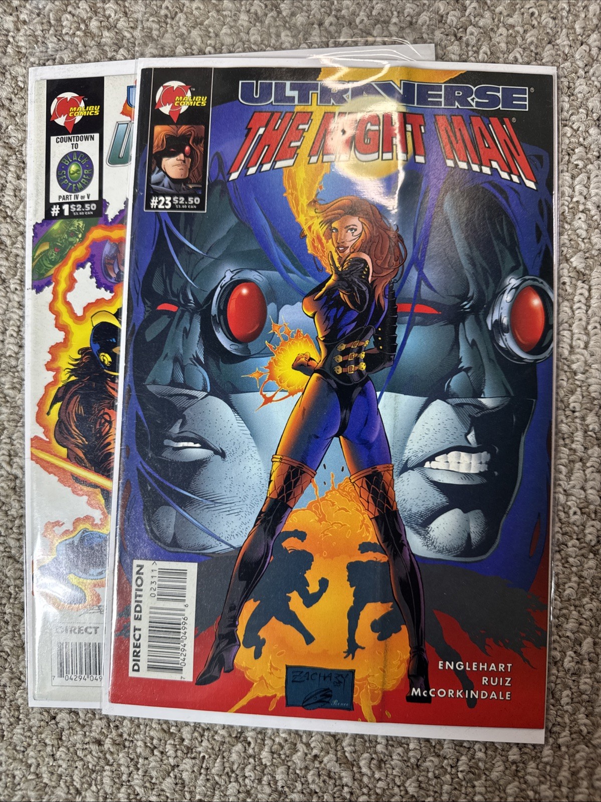 ULTRAVERSE ULTRAFORCE - L0T OF 2 - NIGHTMAN - AVENGERS