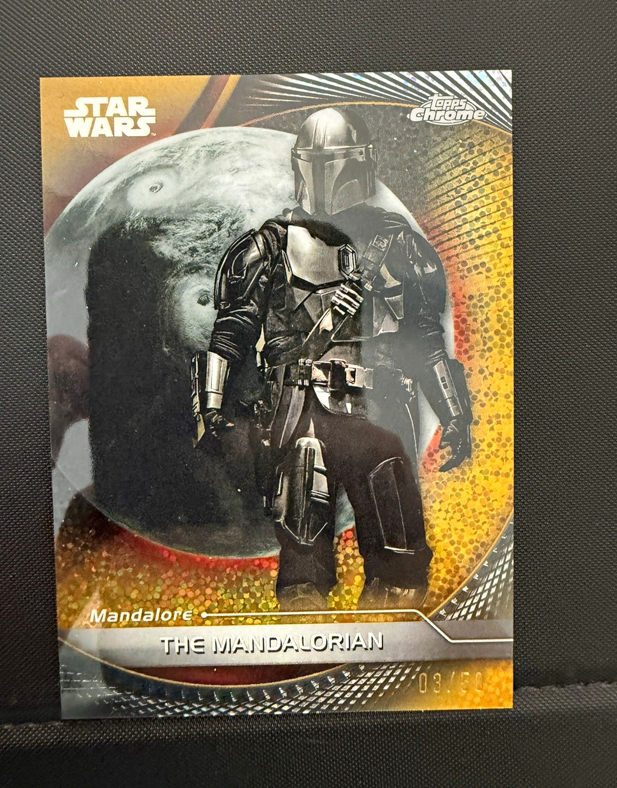 2025 Topps Star Wars Hyperspace Gold /50 The Mandalorian Din Djarin #59 03/50 2025 Topps Star Wars Hyperspace Gold /50 The Mandalorian Din Djarin #59 03/50