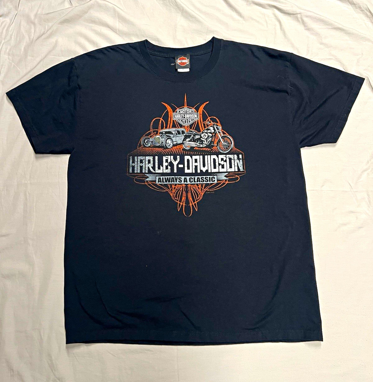 Harley-Davidson Unisex T-Shirt Black Size XL