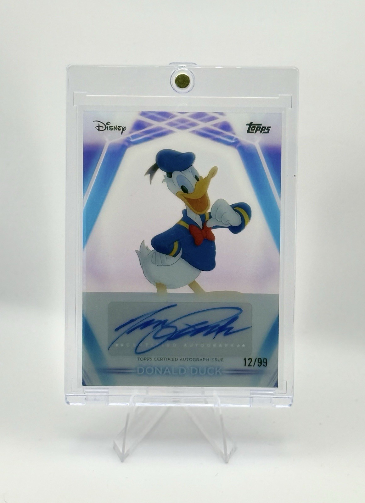 2026 Topps Disney Neon Donald Duck Autograph/99 2026 Topps Disney Neon Donald Duck Autograph/99