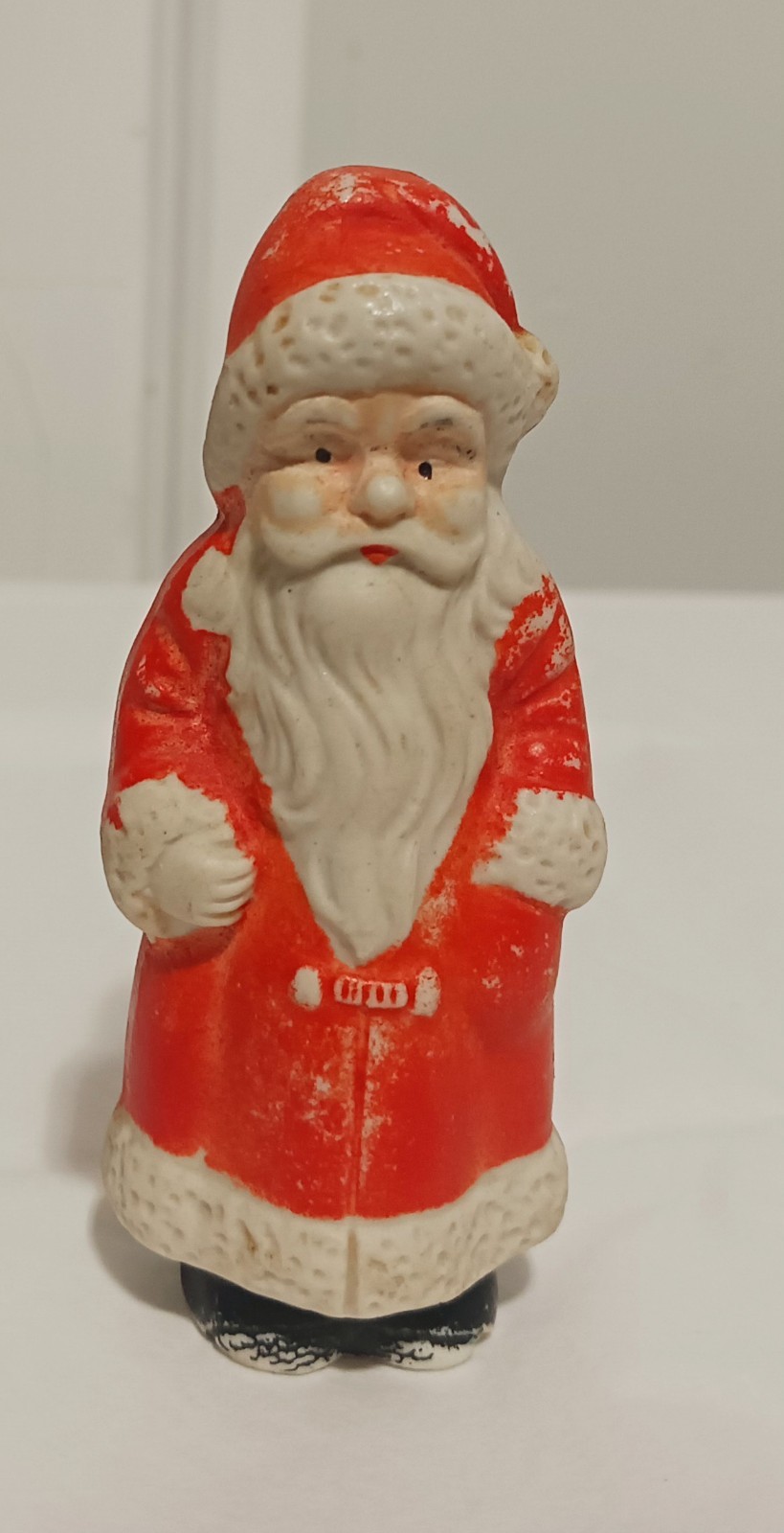 Vintage Christmas Porcelain Bisque Santa Figure Japan