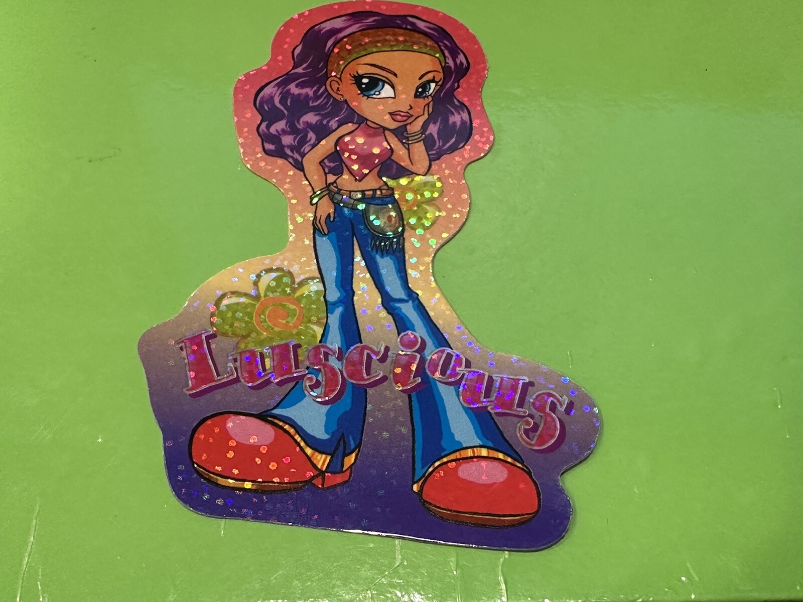 Allstar Girls Y2K Holofoil Vending Sticker #17 of #21 (2004) Allstar Girls Y2K Holofoil Vending Sticker #17 of #21 (2004)