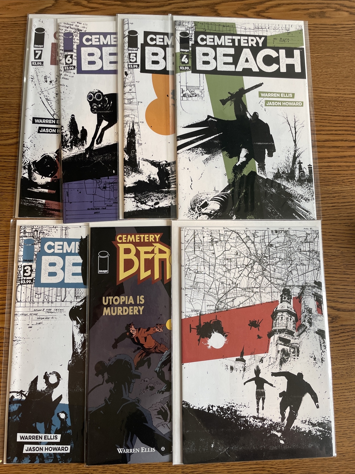 Cemetery Beach #1 2 3 4 5 6 7 Image Comics Book Lot Series Run VF/NM