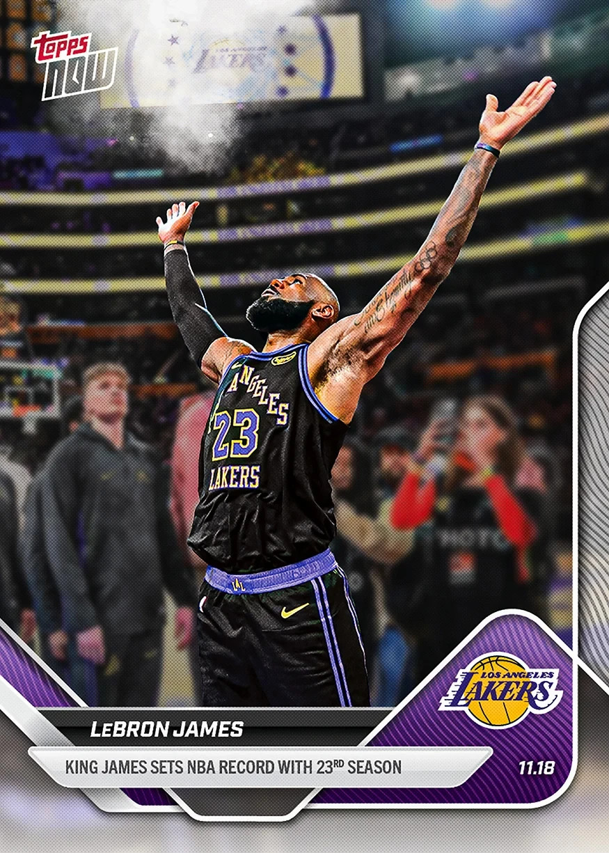 2026 Topps Now #58 Lebron James \