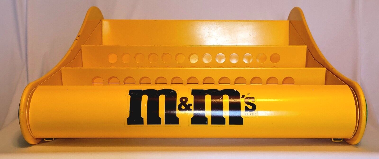 Vintage 90s M&M's Store Display Candy Holder for Rack, Shelf, Counter, Collector
