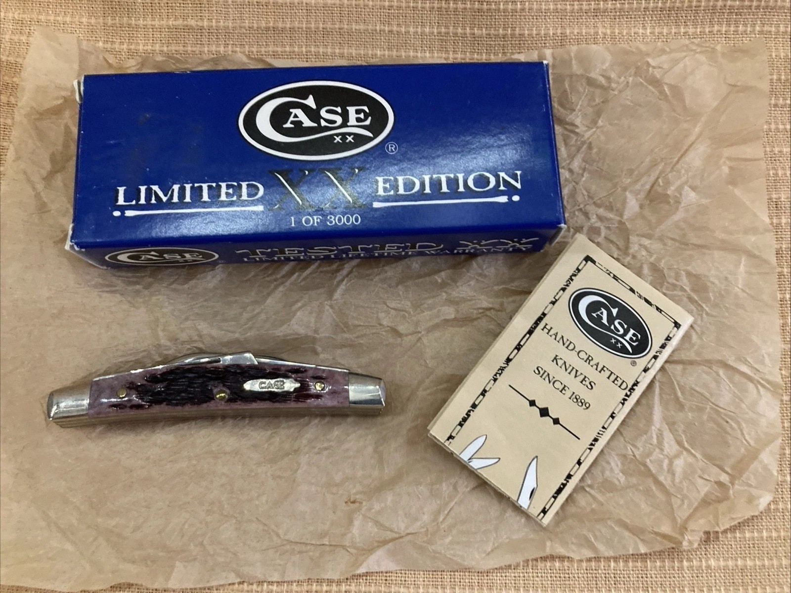 Case 14071 Limited Edition 2003 Congress Cabernet 1 of 3000 W/Box NEW