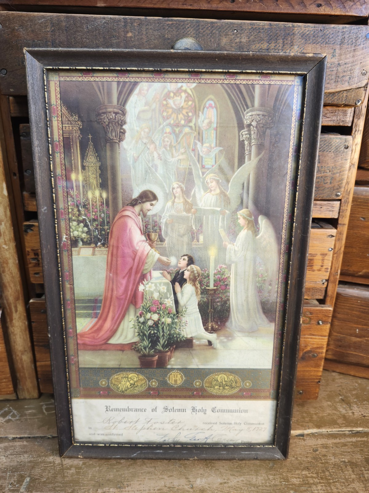 Vintage May 1929 Framed 13