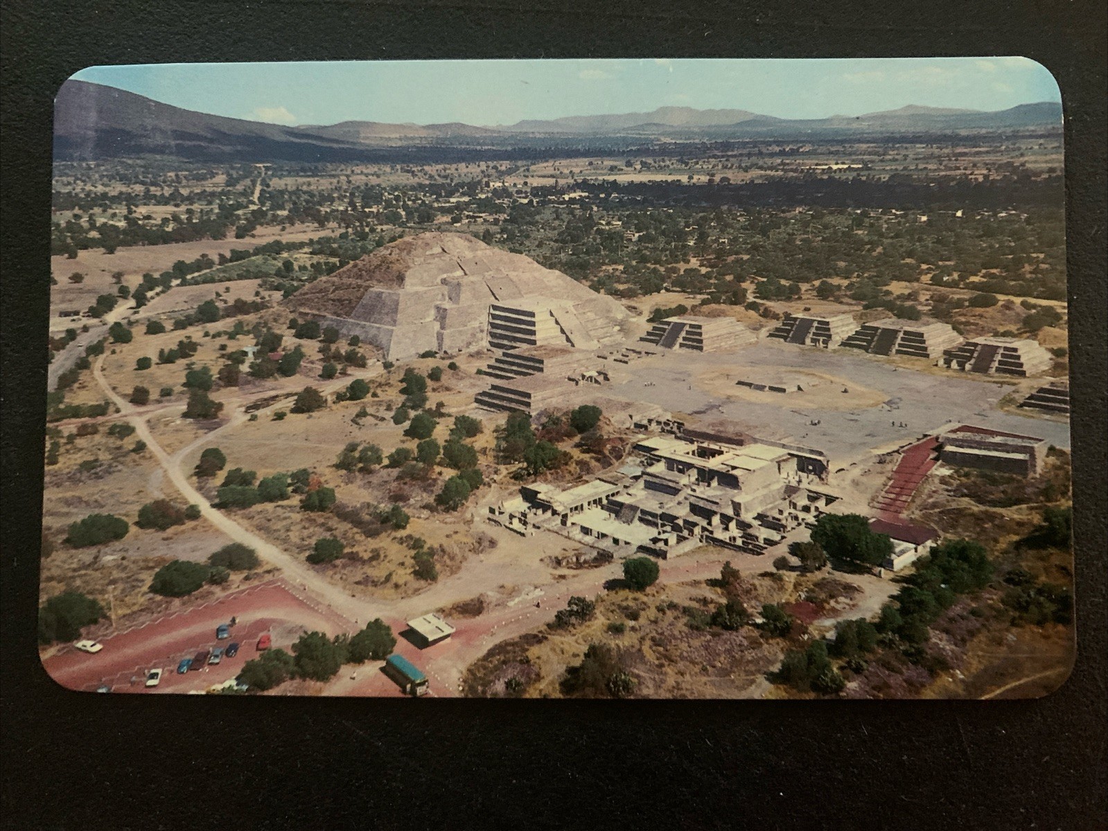 VTG Postcard Plaza and Pyramid of Moon Aerial View Teotihuacan Mexico Souvenir VTG Postcard Plaza and Pyramid of Moon Aerial View Teotihuacan Mexico Souvenir