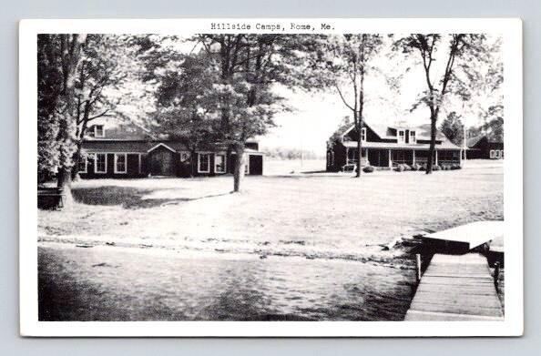 Rome Maine Hillside Camp Postcard Rome Maine Hillside Camp Postcard