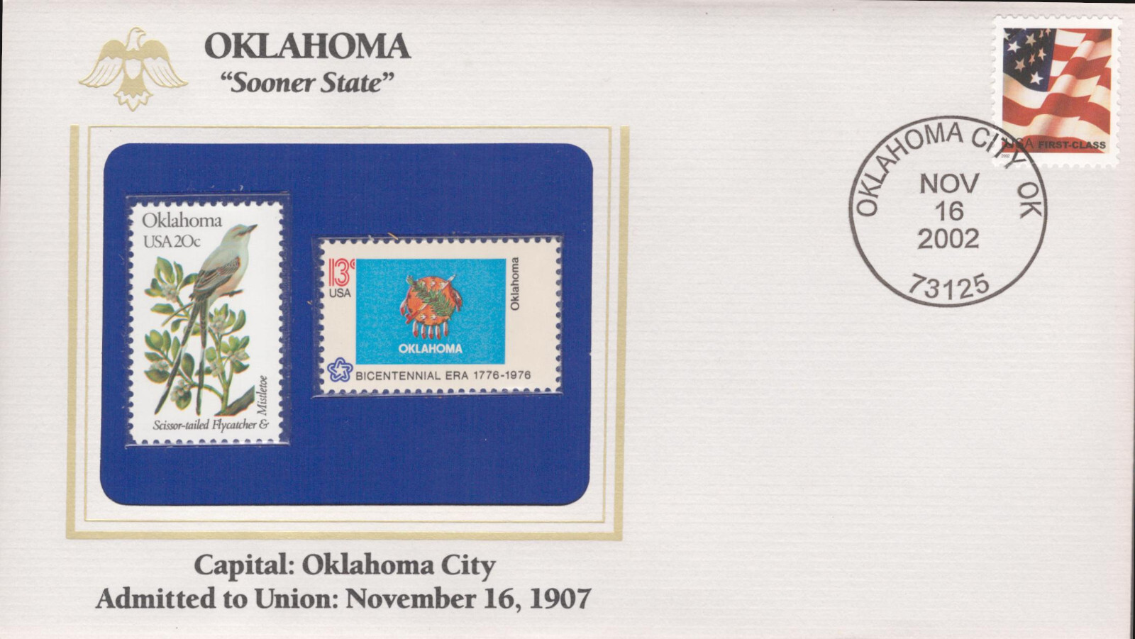 Special Commemorative item honoring Oklahoma