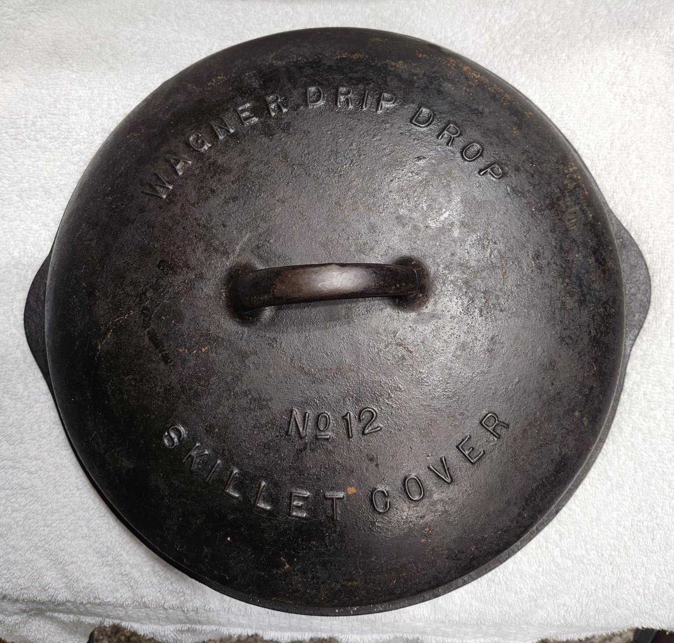 Wagner Ware Cast Iron #12 Fully Marked Skillet Lid