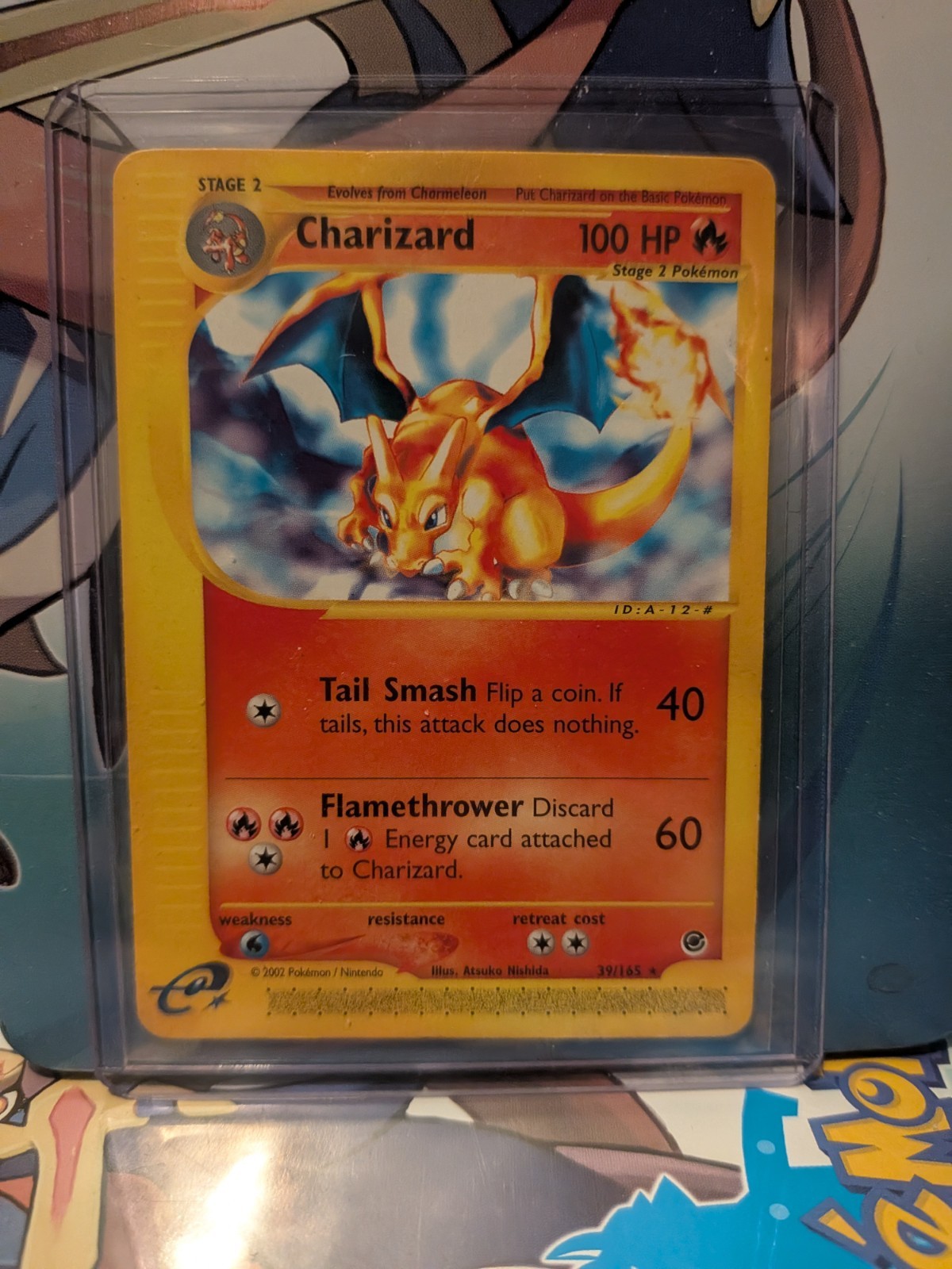 Pokémon TCG Charizaed 39/165 Non Holo Rare Expedition Vintage 2002