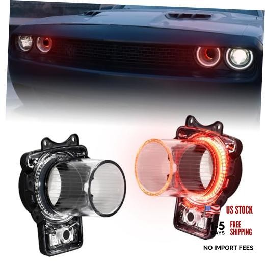 LED Headlights Bulbs for Dodge Challenger 2015-2020 Air Inserts
