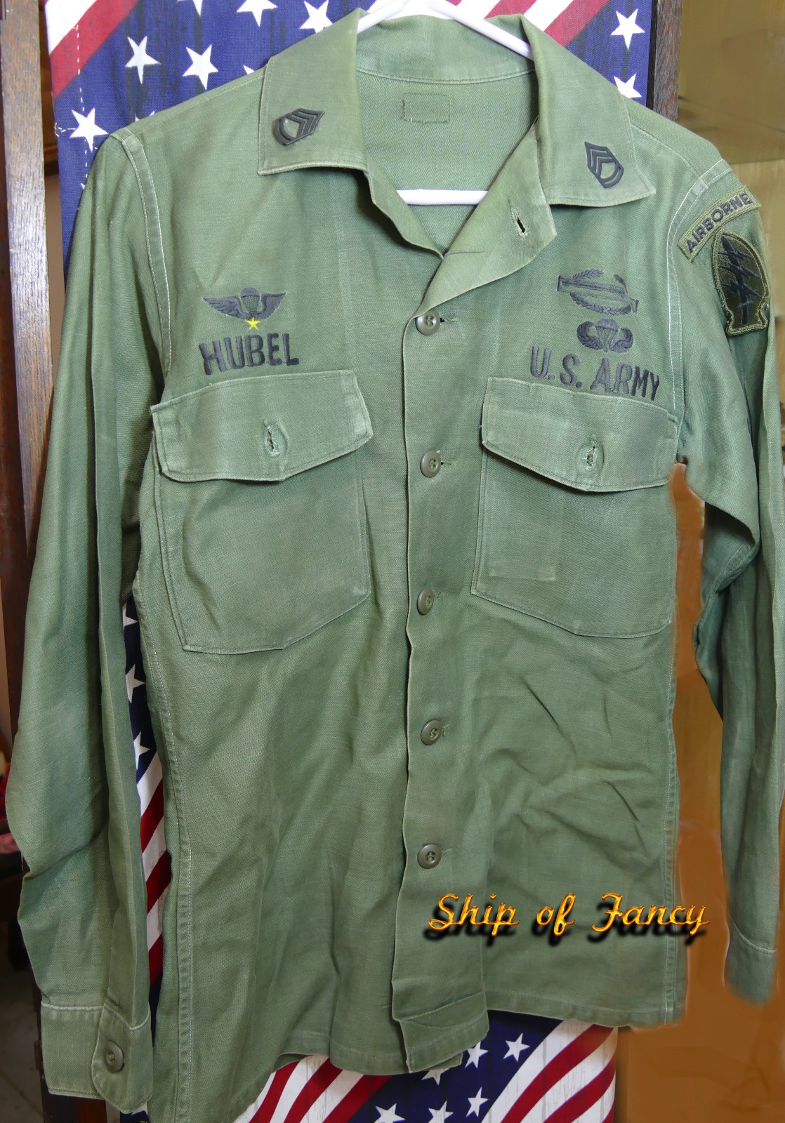Vietnam War OG-10 5th Special Forces Grp,ID'd Fred Hubel,Son Tay Prison Raid Vietnam War OG-10 5th Special Forces Grp,ID'd Fred Hubel,Son Tay Prison Raid