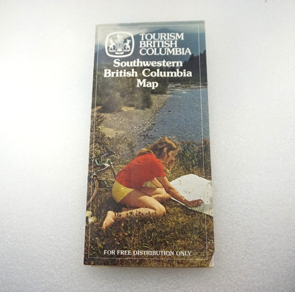 Tourism British Columbia Map of Southwestern British Columbia Canada