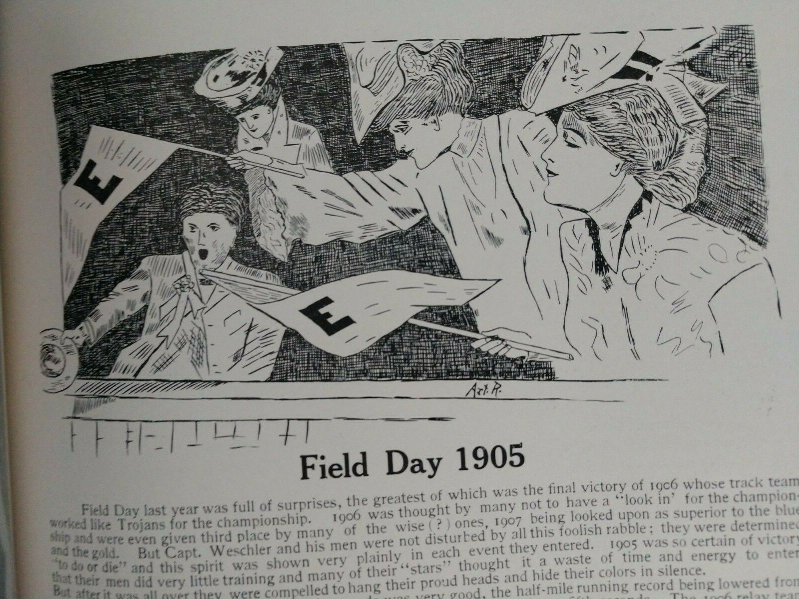 1906 Erie PA High School Yearbook / Photos / Sports / Football Season Champs
