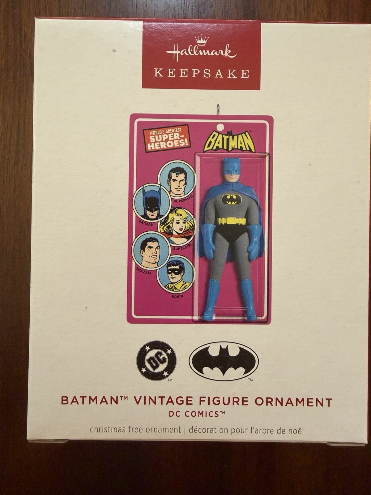 2026 Hallmark Ornament: DC Batman Vintage Figure 2026 Hallmark Ornament: DC Batman Vintage Figure