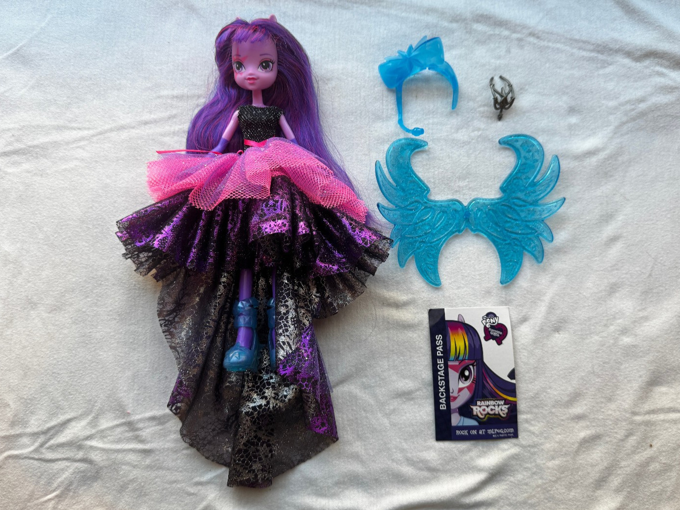 Hasbro My Little Pony Equestria Girls Twilight Sparkle Rainbow Rocks Deluxe 2014 Hasbro My Little Pony Equestria Girls Twilight Sparkle Rainbow Rocks Deluxe 2014