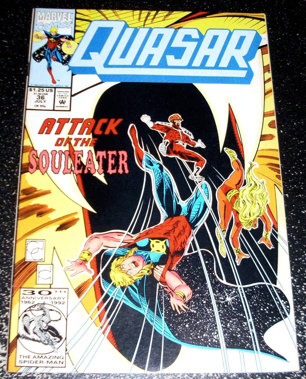 Quasar 36 (5.5) 1st Print Marvel Comics 1992 - Flat Rate Shipping Quasar 36 (5.5) 1st Print Marvel Comics 1992 - Flat Rate Shipping