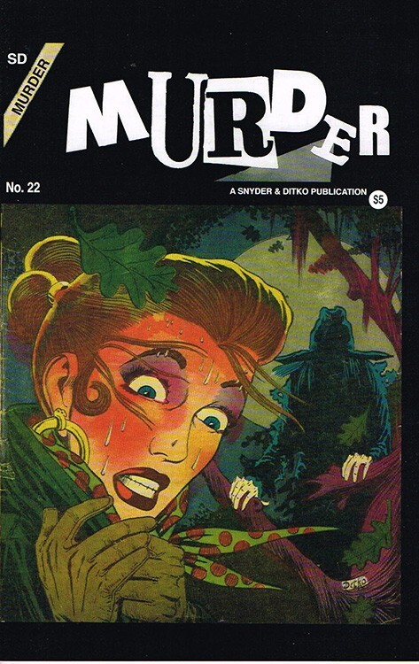 Murder, 2017 comic showcasing Steve Ditko’s decades-long career
