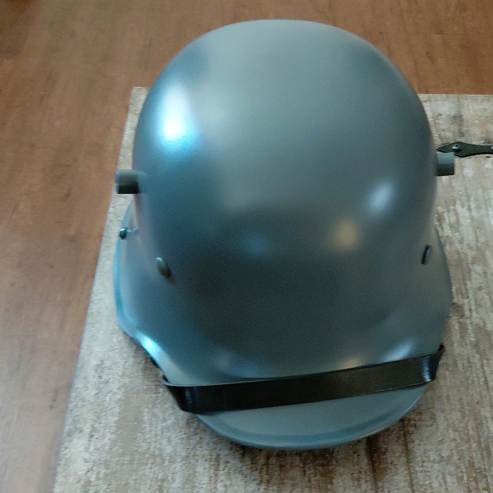 Model 1917 Stahlhelm with Worn Chin Strap Model 1917 Stahlhelm with Worn Chin Strap