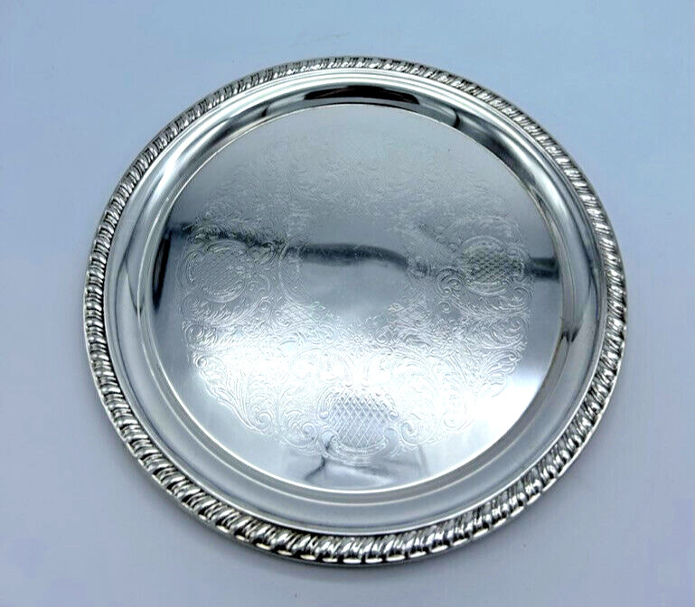 Leonara Silverplate Serving Platter 12\