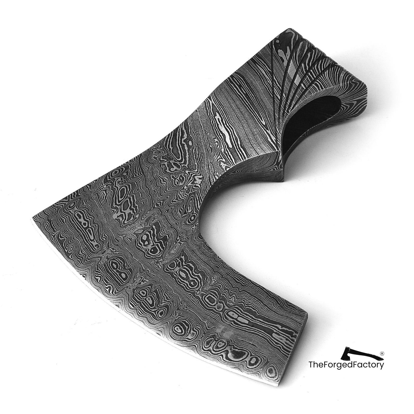 Custom Viking Axe Head Only Hand Forged Sharp Damascus Steel Hatchet Blade