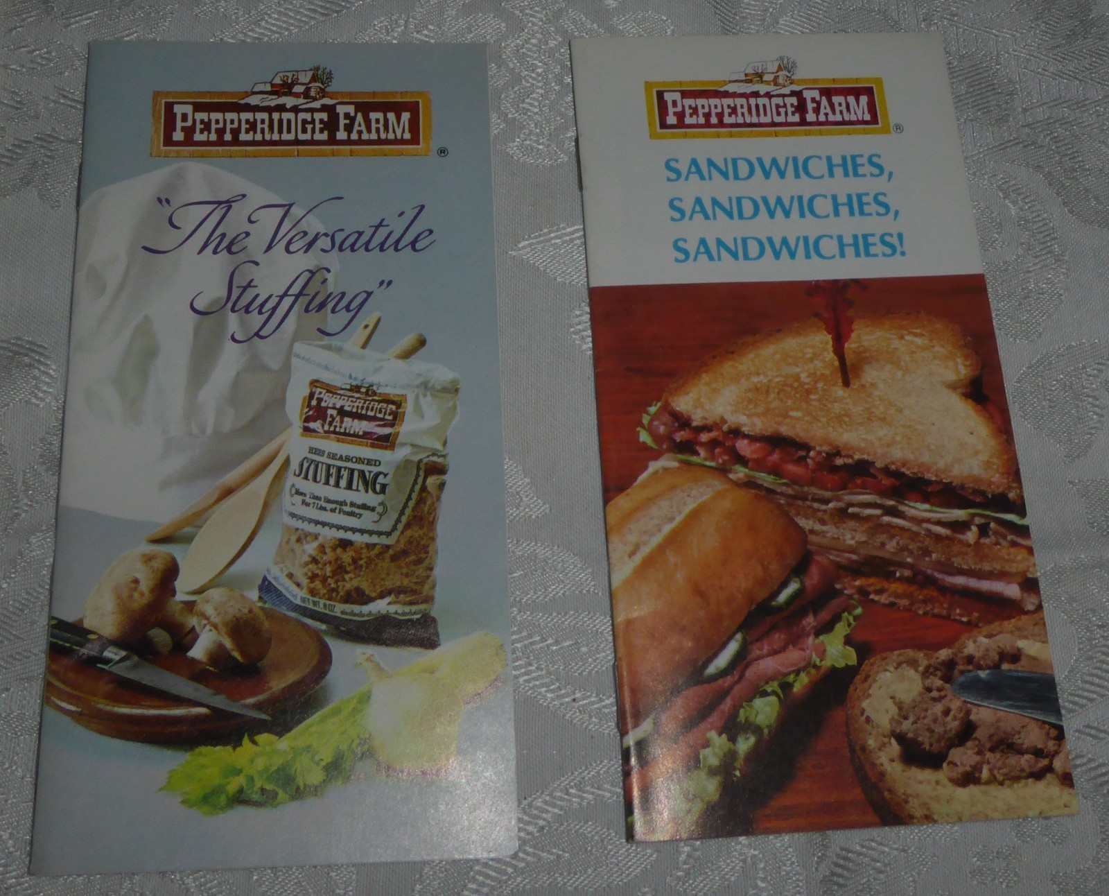 Vintage Lot of 2 Vintage Pepperidge Farm Recipes Booklets
