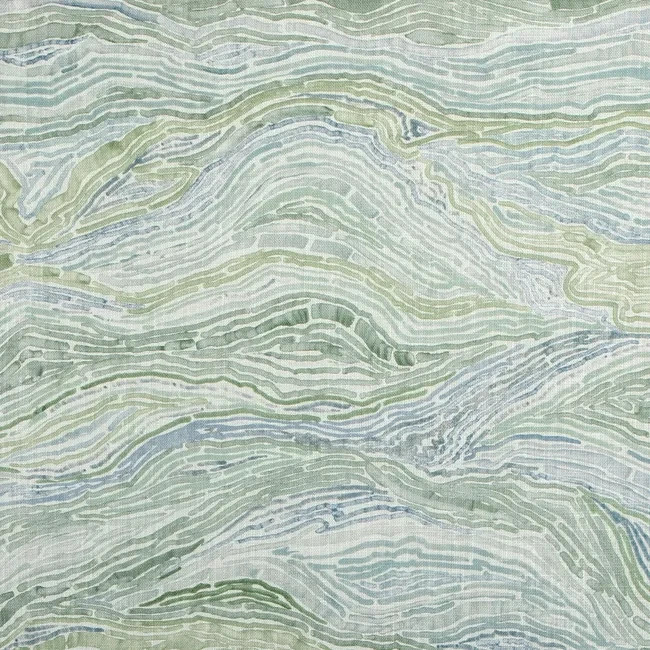 Kravet Couture Wavy Abstract Watercolor Print Fabric- Swami / Meadow 2.45 yds Kravet Couture Wavy Abstract Watercolor Print Fabric- Swami / Meadow 2.45 yds