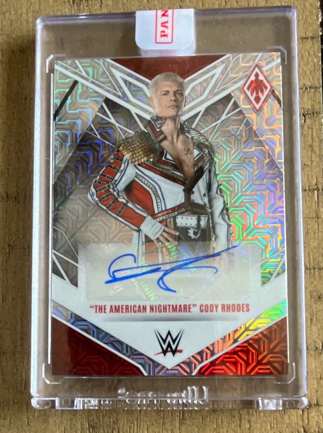 Panini 2023 Chronicles WWE Cody Rhodes The American Nightmare PA-RHO Auto /25