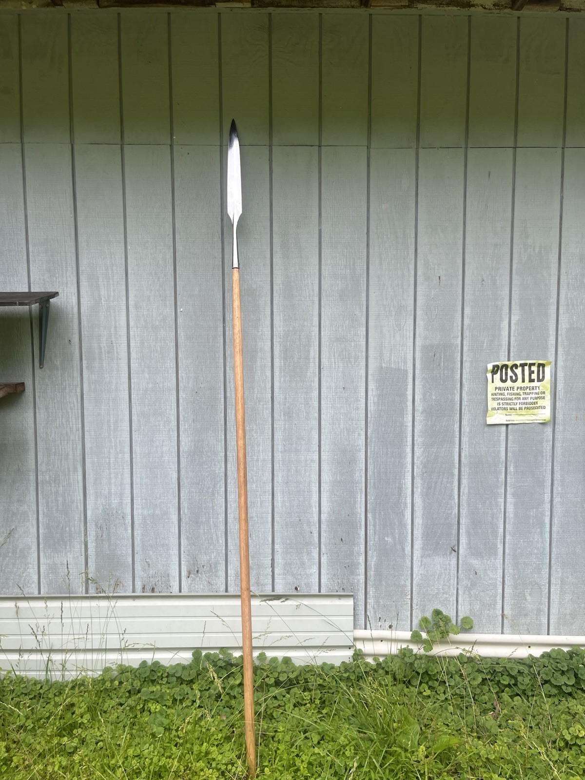 7’ red Oak Laminated Shaft For Windlass Or Cold Steel Spears EdgAlign Flat sides