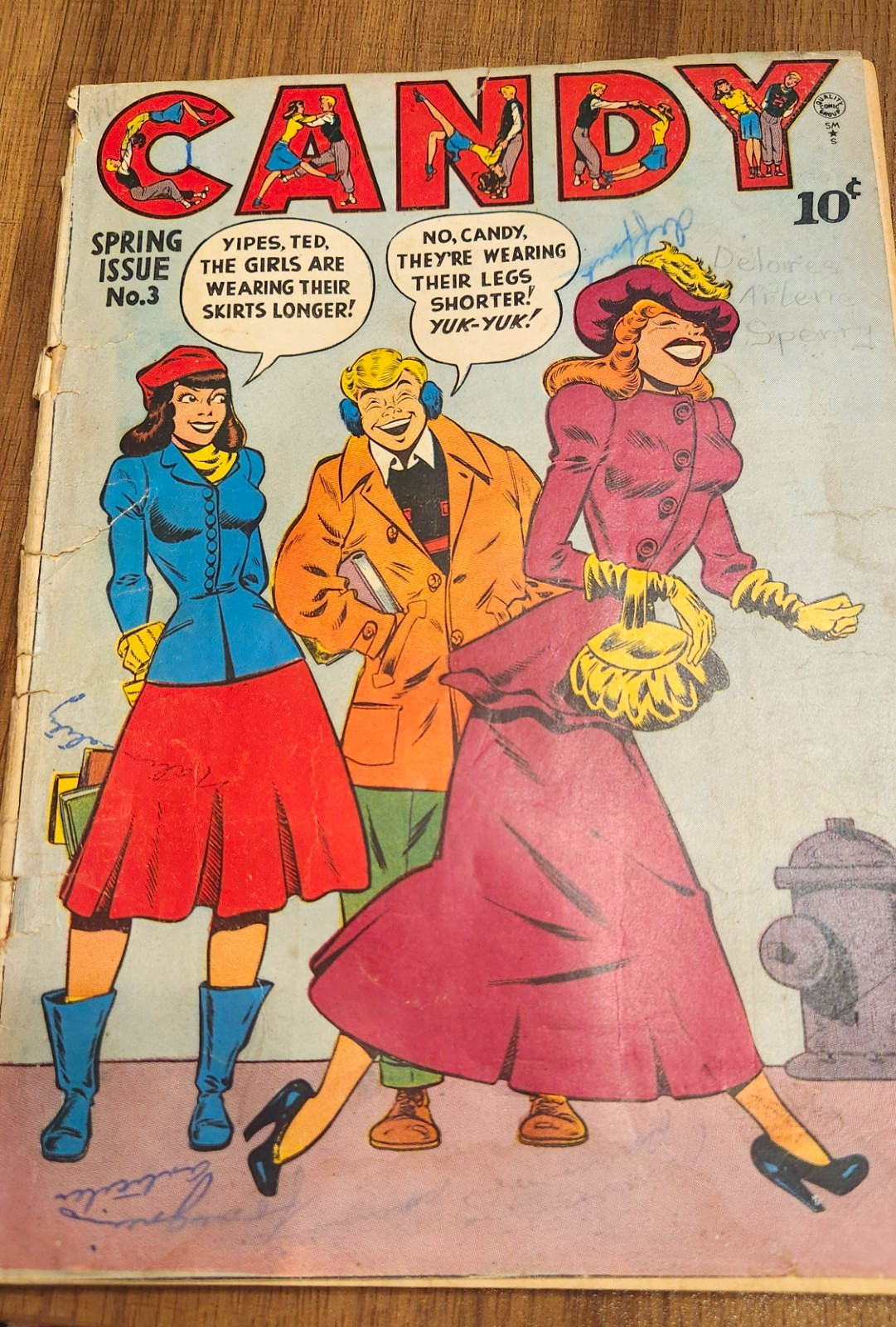 Candy #3 Spring 1948 Quality Comics Golden Age 10¢ Vintage Comic Book