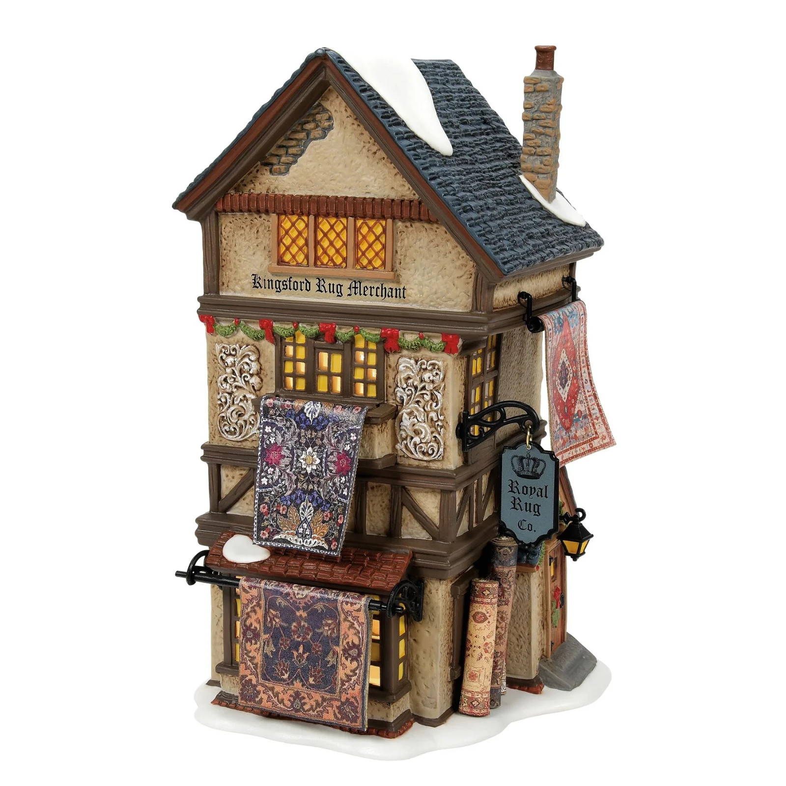 Dept 56 KINGSFORD RUG MERCHANT Dickens Village 6013413 NEW Dept 56 KINGSFORD RUG MERCHANT Dickens Village 6013413 NEW