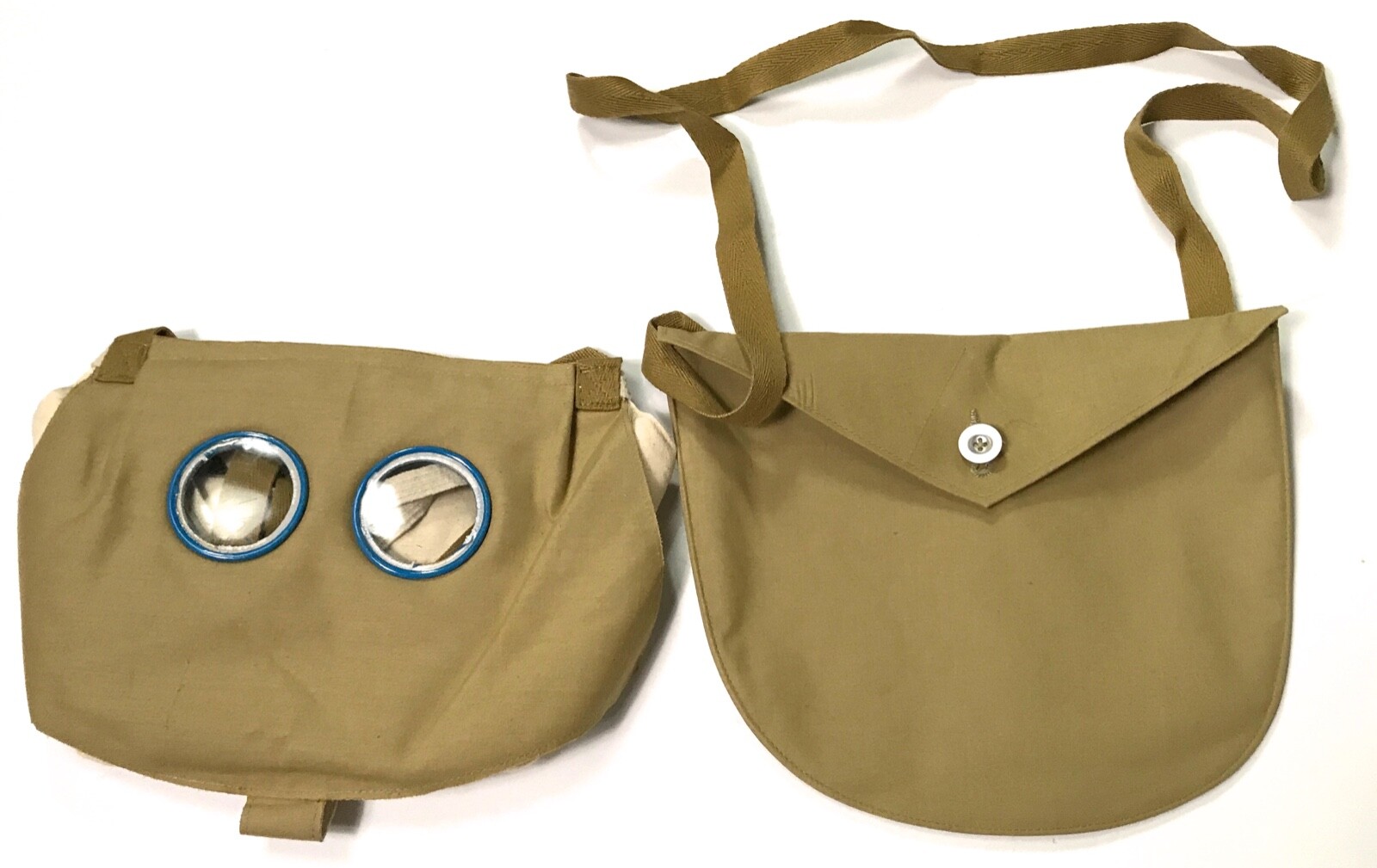 WWI FRENCH M2 GAS MASK & CARRY BAG