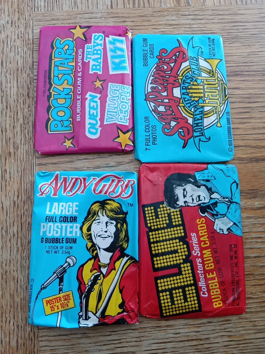 1978-1979 Mixed Lot Unopened Wax Packs 1978-1979 Mixed Lot Unopened Wax Packs