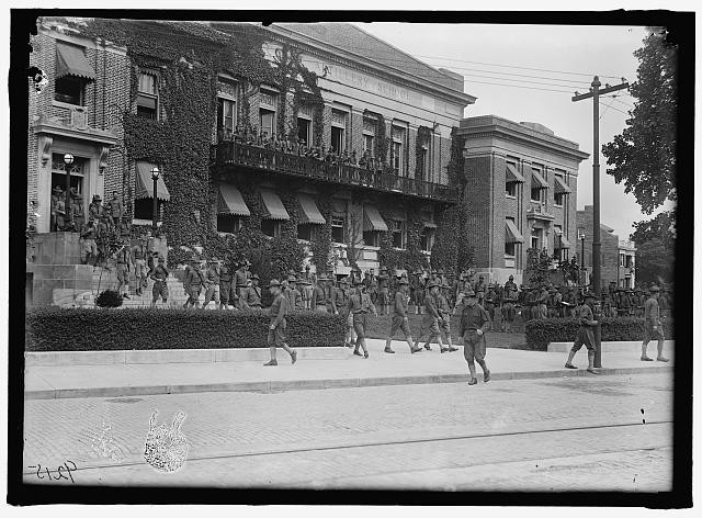 Photo:Military Training Men Marching 1917-1918 Harris & Ewing