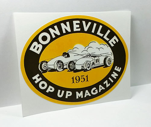 Bonneville 1951 Vintage Style DECAL, vinyl STICKER, rat rod, hot rod, racing Bonneville 1951 Vintage Style DECAL, vinyl STICKER, rat rod, hot rod, racing