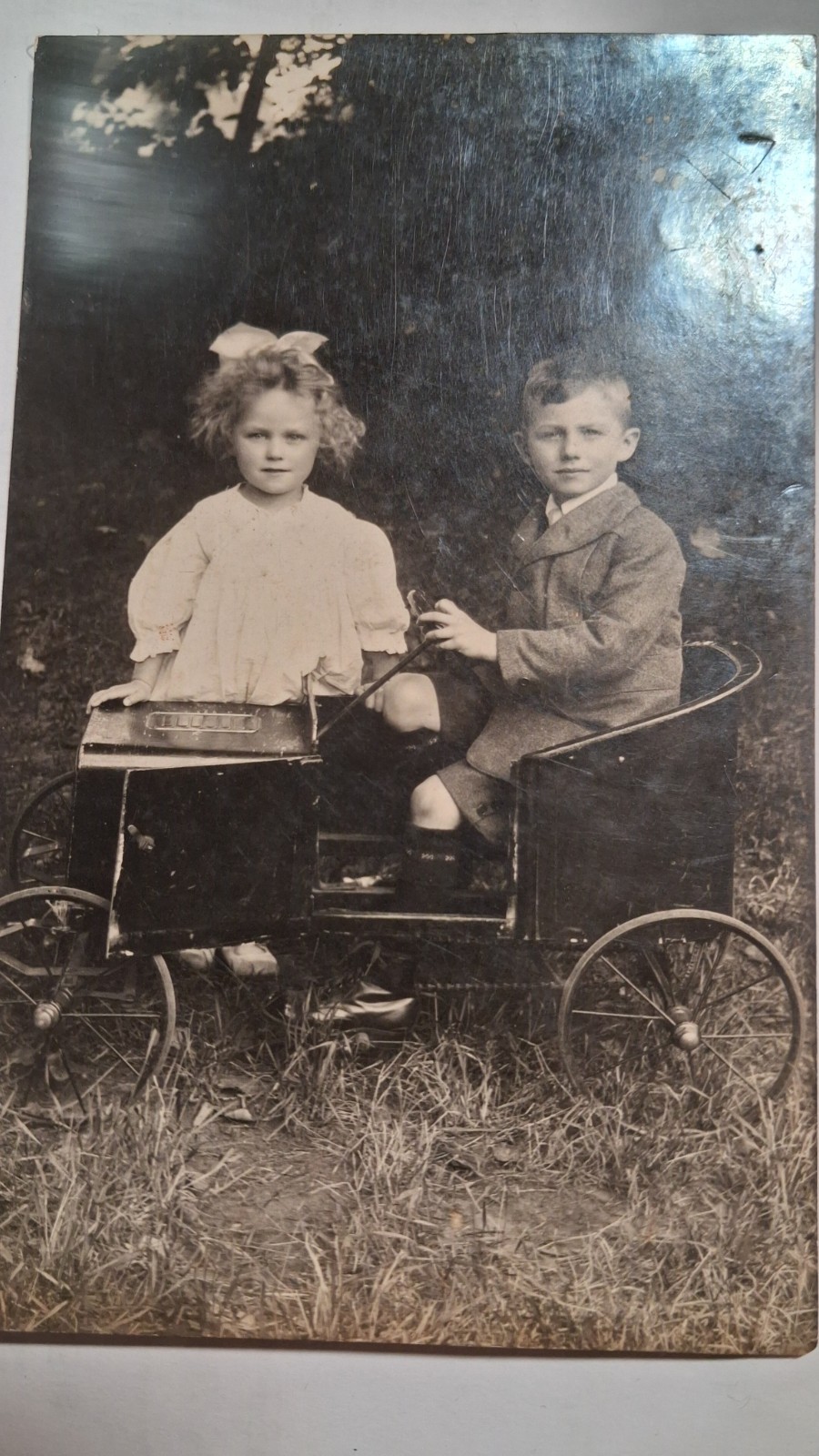 Real photo  early pedle car c1910 -15