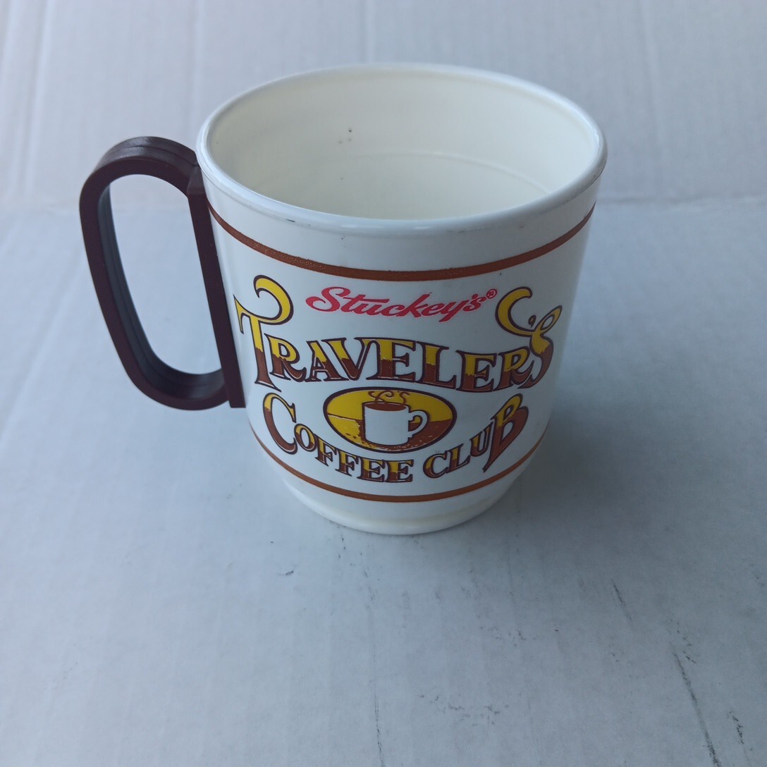 Vtg. Stuckey\'s Traveler\'s Coffee Club Cup Mug Cup Plastic Made In USA Rare HTF Vtg. Stuckey\'s Traveler\'s Coffee Club Cup Mug Cup Plastic Made In USA Rare HTF