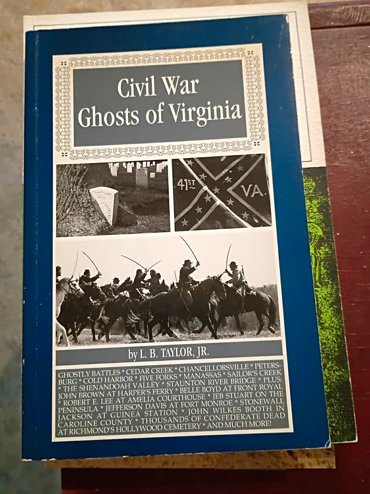 Civil War Ghosts of Virginia 1995 L B Taylor Jr. Signed Confederate Union 