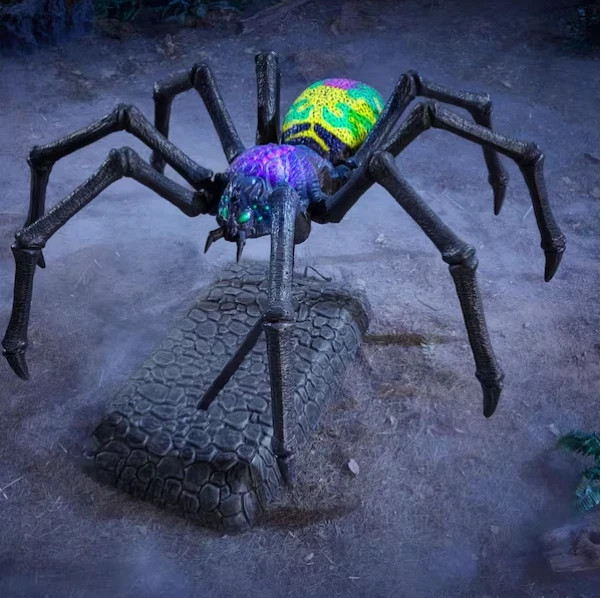 6 FT Wicked Woods Animated LED Creeping Spider FREE DELIVERY 6 FT Wicked Woods Animated LED Creeping Spider FREE DELIVERY