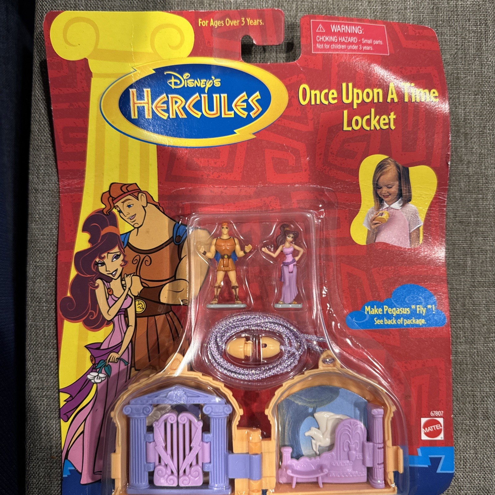 Vintage Mattel Disney Hercules Once Upon a Time Pocket Locket Playset 67807 Vintage Mattel Disney Hercules Once Upon a Time Pocket Locket Playset 67807