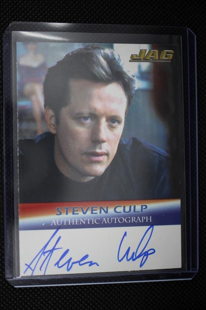 2006 TK Legacy JAG signature series Auto Card A20 Steven Culp Special Agent Culp 2006 TK Legacy JAG signature series Auto Card A20 Steven Culp Special Agent Culp